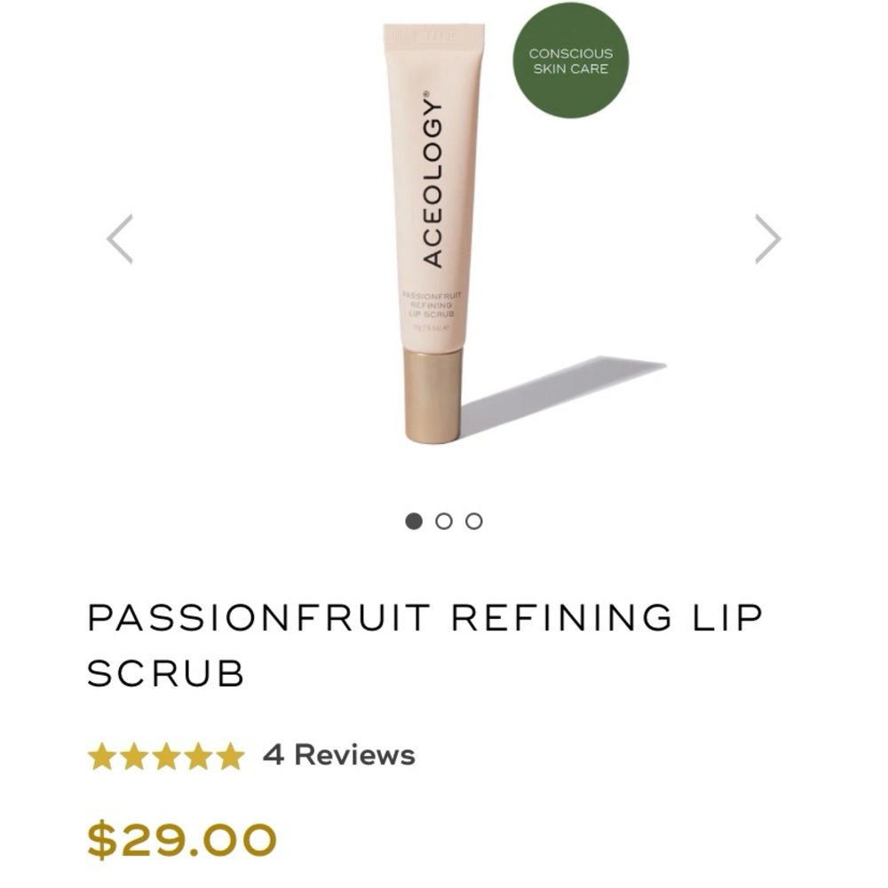 Aceology Passionfruit Refining Lip Scrub